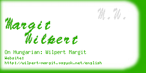 margit wilpert business card